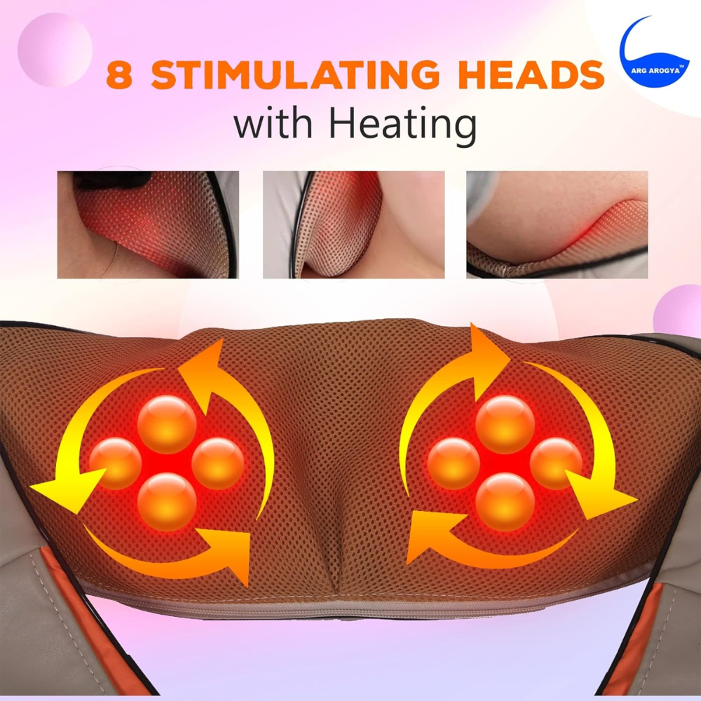 Masajeador Cervical Infrarrojo Para Cuello Espalda Brazos