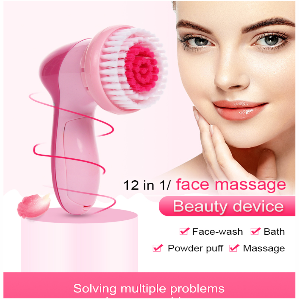 Masajeador Exfoliante Facial Multifunción 12 En 1