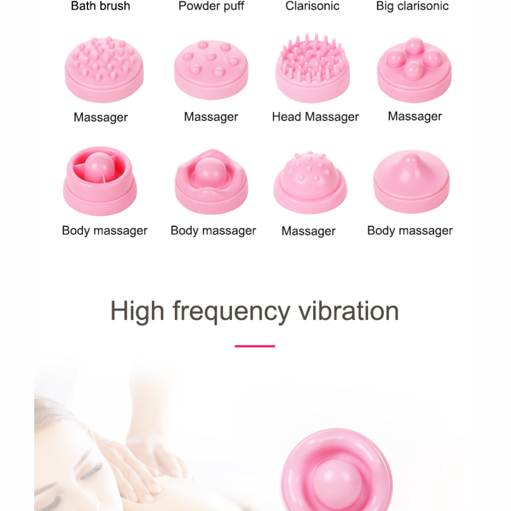 Masajeador Exfoliante Facial Multifunción 12 En 1