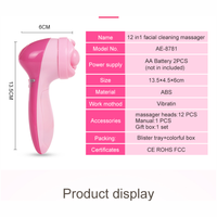 Thumbnail for Masajeador Exfoliante Facial Multifunción 12 En 1