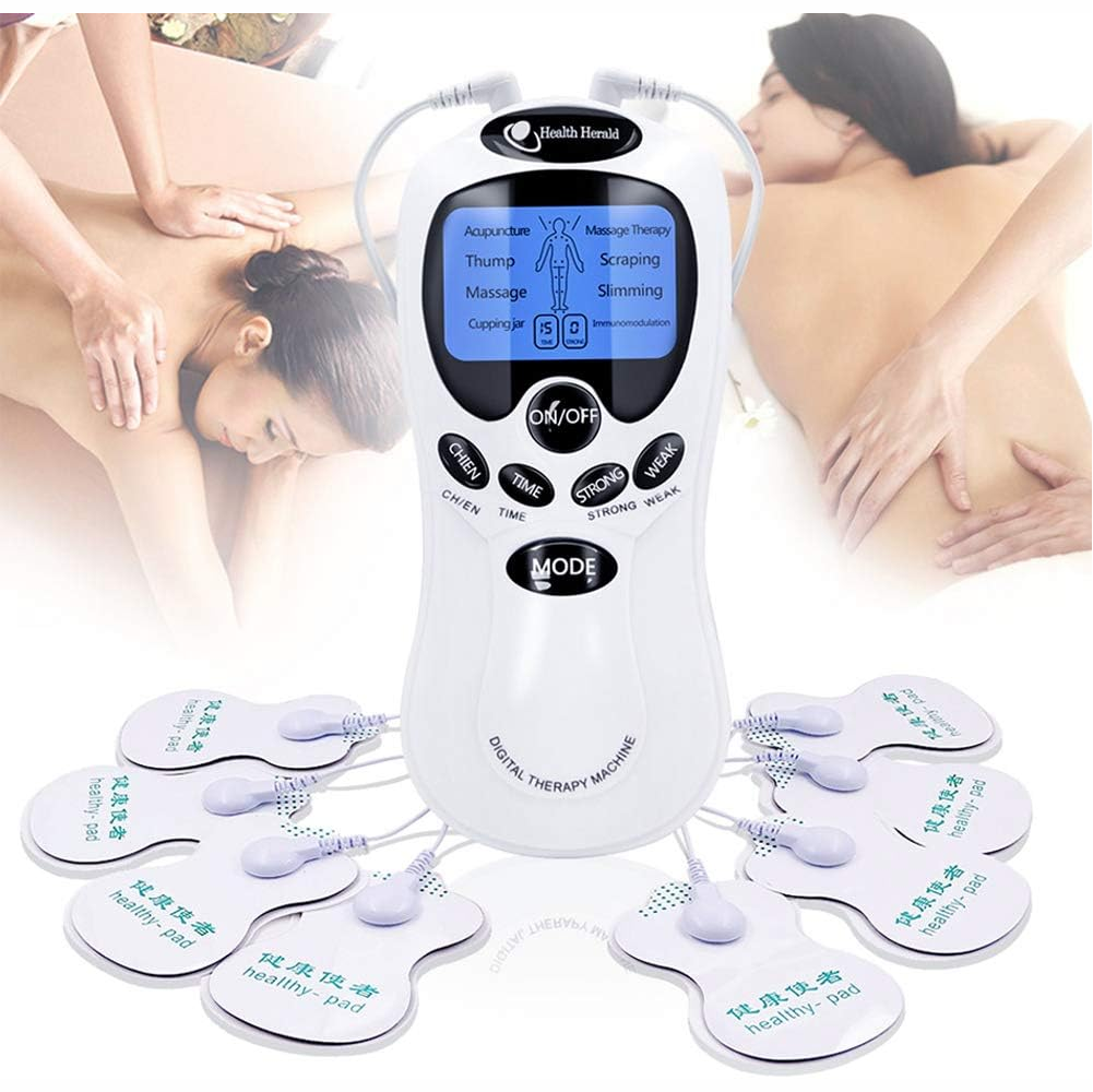 Masajeador Corporal Con Electrodos Acupuntura 8 En 1