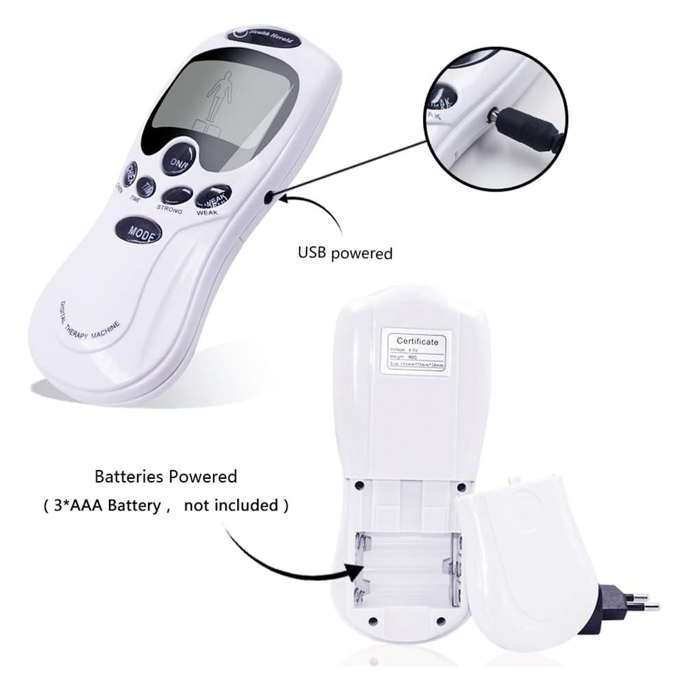 Masajeador Corporal Con Electrodos Acupuntura 8 En 1