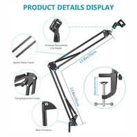 Thumbnail for Micrófono Condensador De Estudio Profesional Con Tarjeta