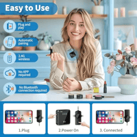 Thumbnail for Microfono De Solapa Profesional F11 Inalambrico Con Filtro