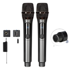 Microfono Inalambrico Doble Profesional Recargable Tipo C