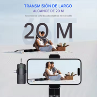 Thumbnail for Micrófono Solapa Inalámbrico 3 En 1 F11 Android iPhone PC