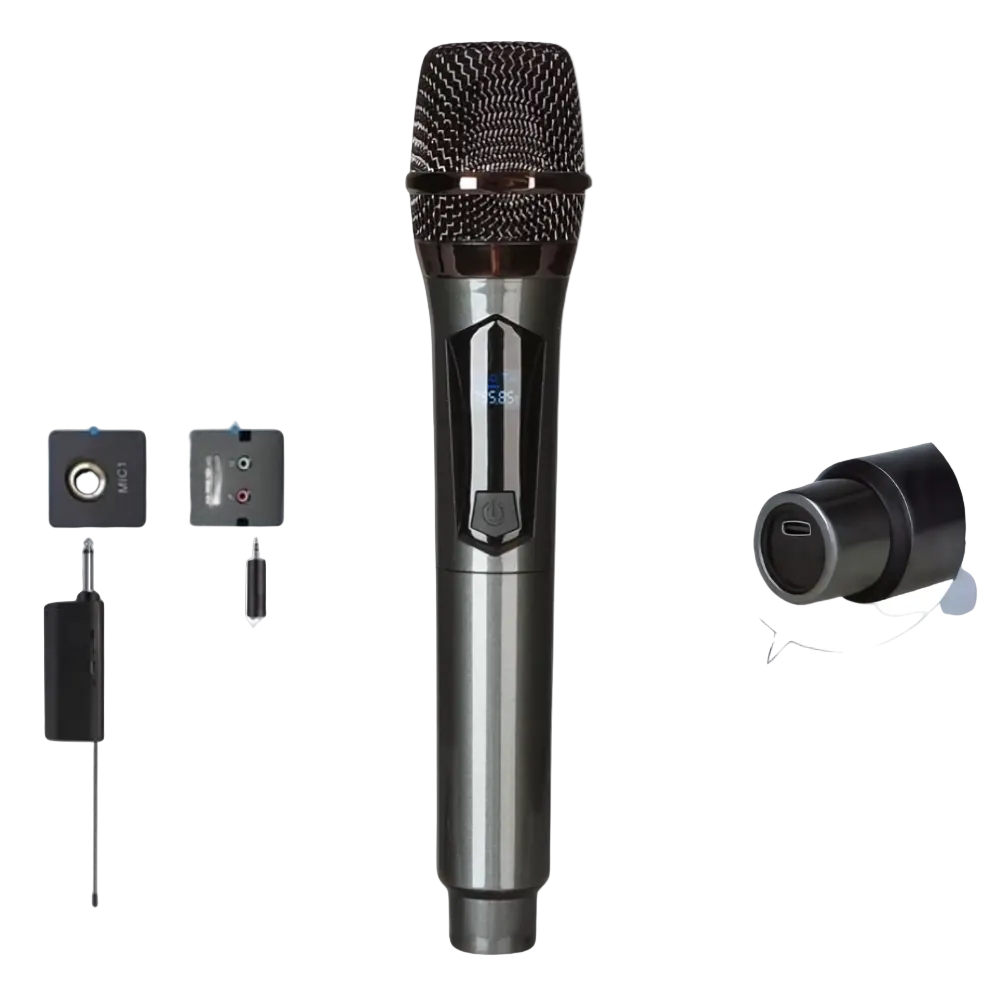 Micrófono Inalámbrico Profesional Dx-u801 Receptor Uhf Recargable