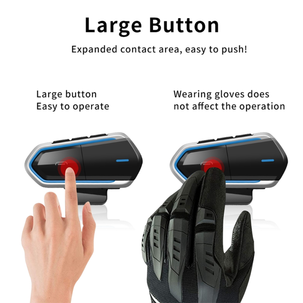 Micrófono Intercomunicador Para Moto B35 Sonido Hi Fi Radio