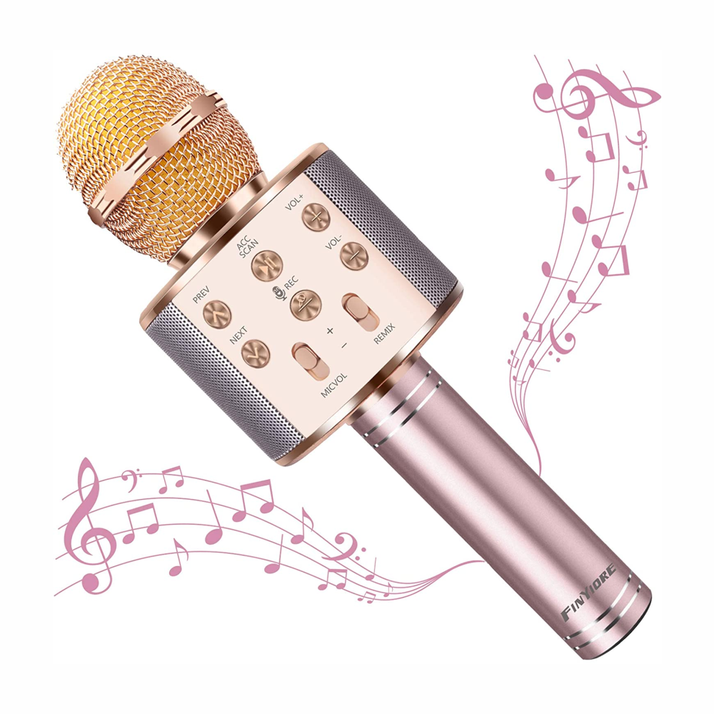 Microfono Karaoke Bluetooth Efectos De Voz Ws858