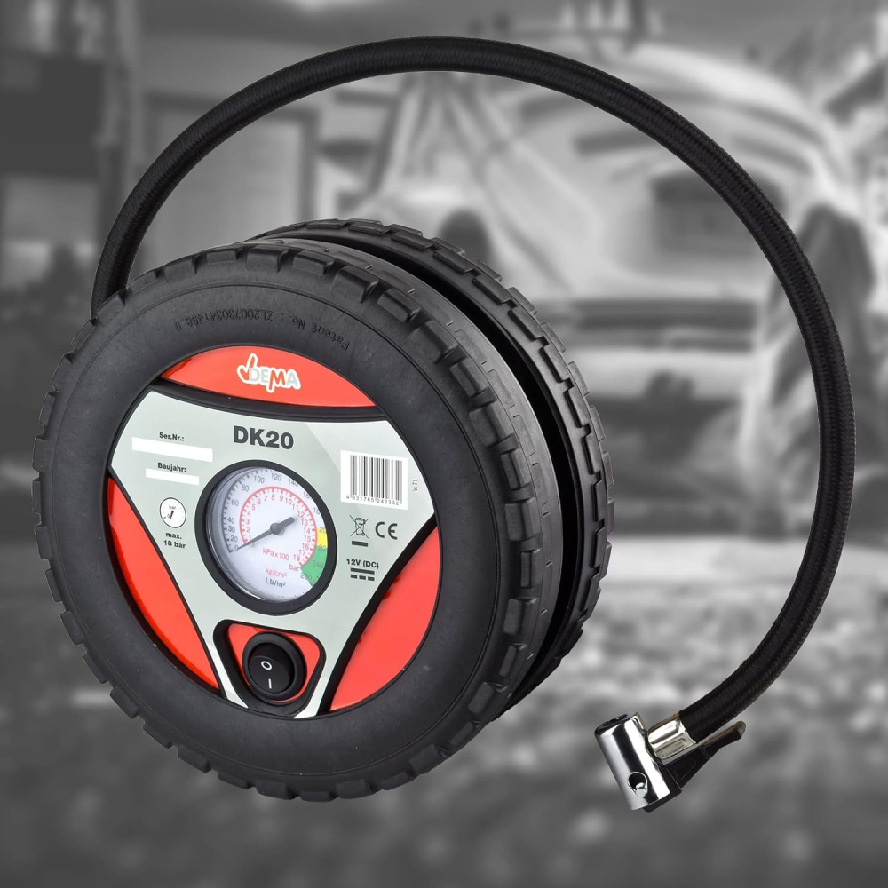 Mini Compresor Portatil 12v Inflador De Neumaticos
