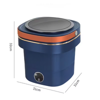 Thumbnail for 🧺✨Mini Lavadora Plegable Con Desagüe Y Centrifugado 10lts 60w🧳🌍