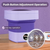 Thumbnail for 🧺✨Mini Lavadora Plegable Con Desagüe Y Centrifugado 10lts 60w🧳🌍