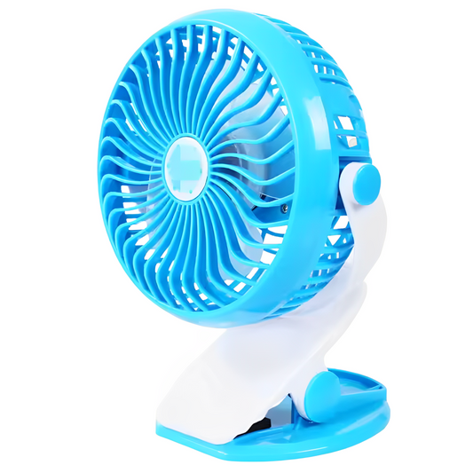 🌬️Mini Ventilador Abanico De Pinza Recargable Usb 3 Velocidad🧊✨