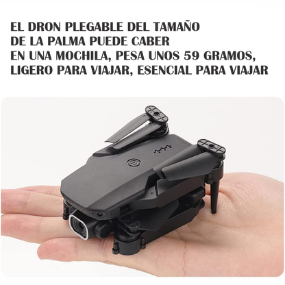 Drone Wifi Cámara Hd Estabilizador De Vuelo E88