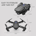 Drone Wifi Cámara Hd Estabilizador De Vuelo E88