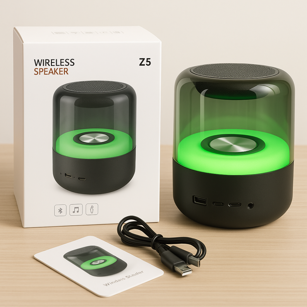 🔊Parlante Recargable Bluetooth Mini Z5 Premium Usb Aux Tf Led🎶