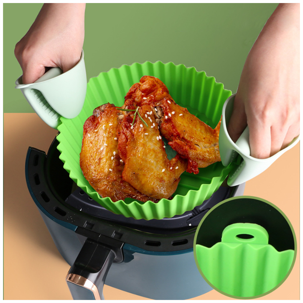 Molde De Silicona ||Para Olla Freidora Reutilizable 20cm