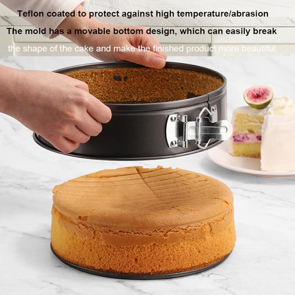 Molde Para Tortas Set X6 Unidades Desmontable Antiadherente