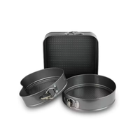 Thumbnail for Molde Para Tortas Set X3 Unidades Desmontable Antiadherente