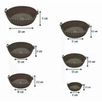 Thumbnail for Moldes De Silicona Para Olla Freidora Reutilizable X6 Pcs