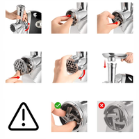 Thumbnail for Molino Eléctrico Picador De Carne Schaffhausen 3 Discos