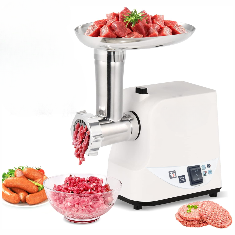 Molino Eléctrico Para Maíz Carne 800w 6 En 1 Con Embutidor