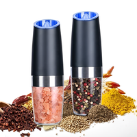 Thumbnail for Molino Eléctrico Para Especias Sal Pimienta Por Gravedad Led