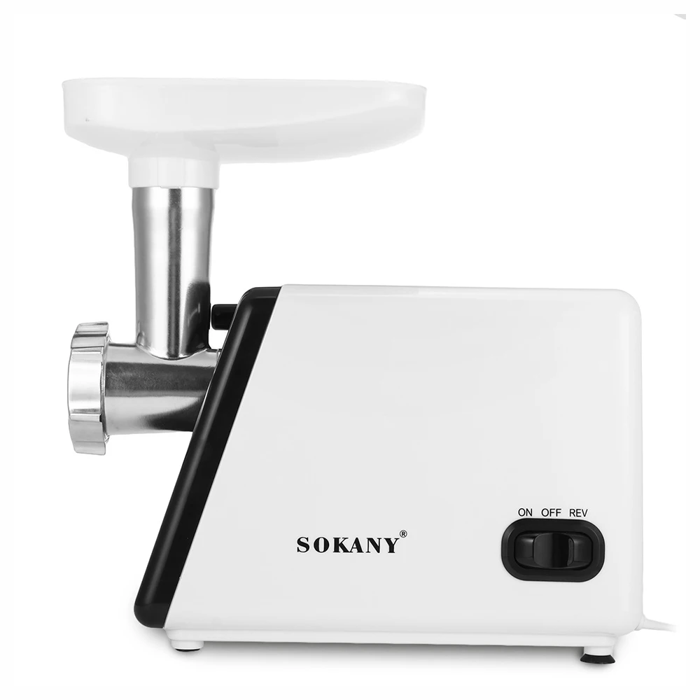 Molino Eléctrico Para Maíz Carne 2500w Con Embutidor Sokany