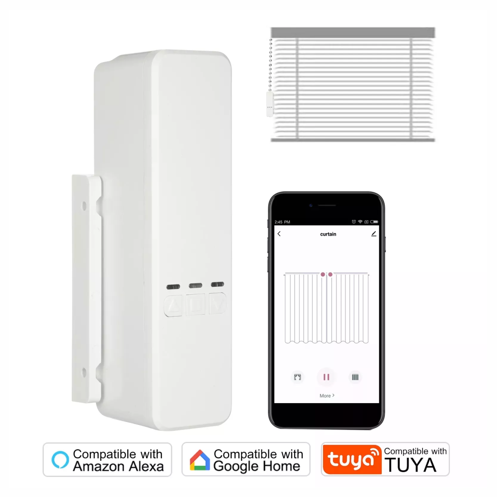 Motor Inteligente Wifi Para Cortinas Persiana Control Remoto