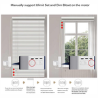 Motor Inteligente Wifi Para Cortinas Persiana Control Remoto