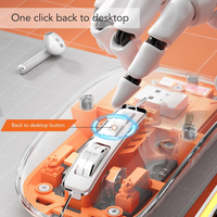 Thumbnail for Mouse Inalámbrico Bluetooth 5.1 2.4g Mini Transparente Ma10