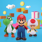 Muñecos De Mario Bross Gran Tamaño 9 Pulgadas De Colección