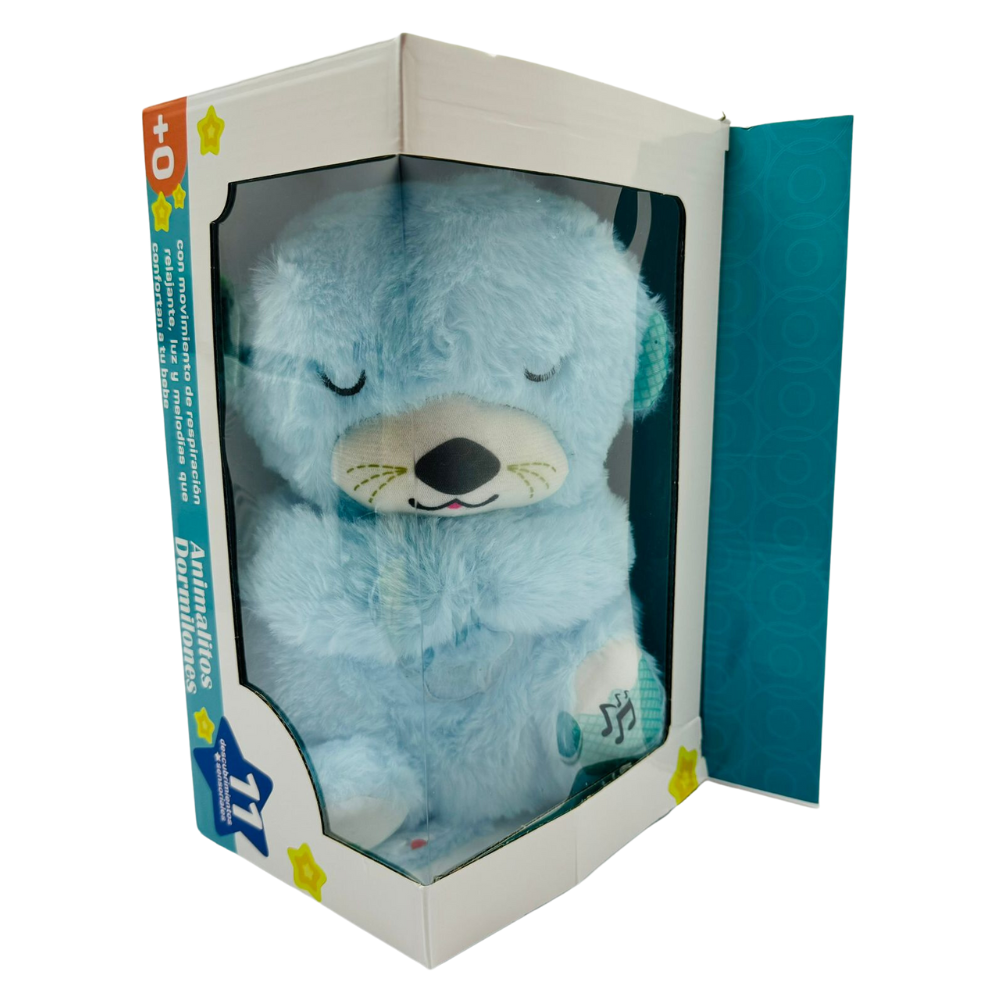 Peluche Que Respira Alivia Ansiedad Insomnio Luz Relajante