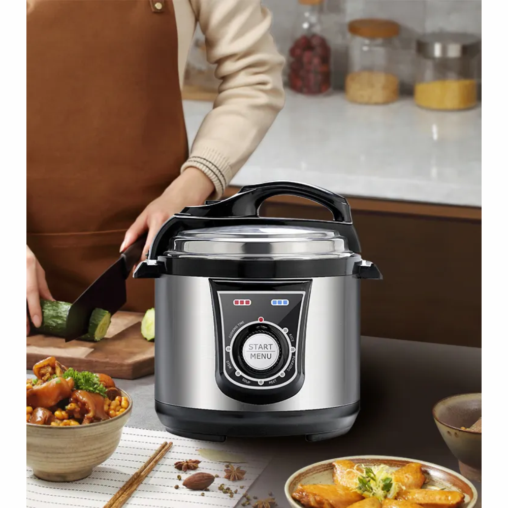 Olla De Presion Electrica Multifuncional 3 Litros En Acero