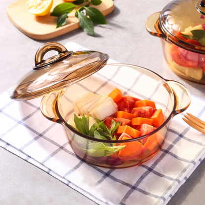 Olla Con Tapa En Vidrio Templado Vitro Luminarc Moderna