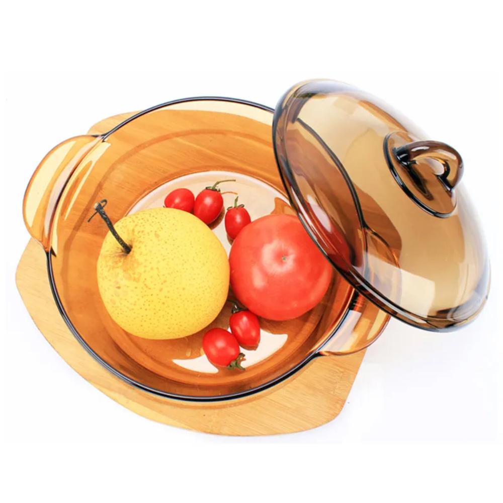 Olla Con Tapa En Vidrio Templado Vitro Luminarc Moderna