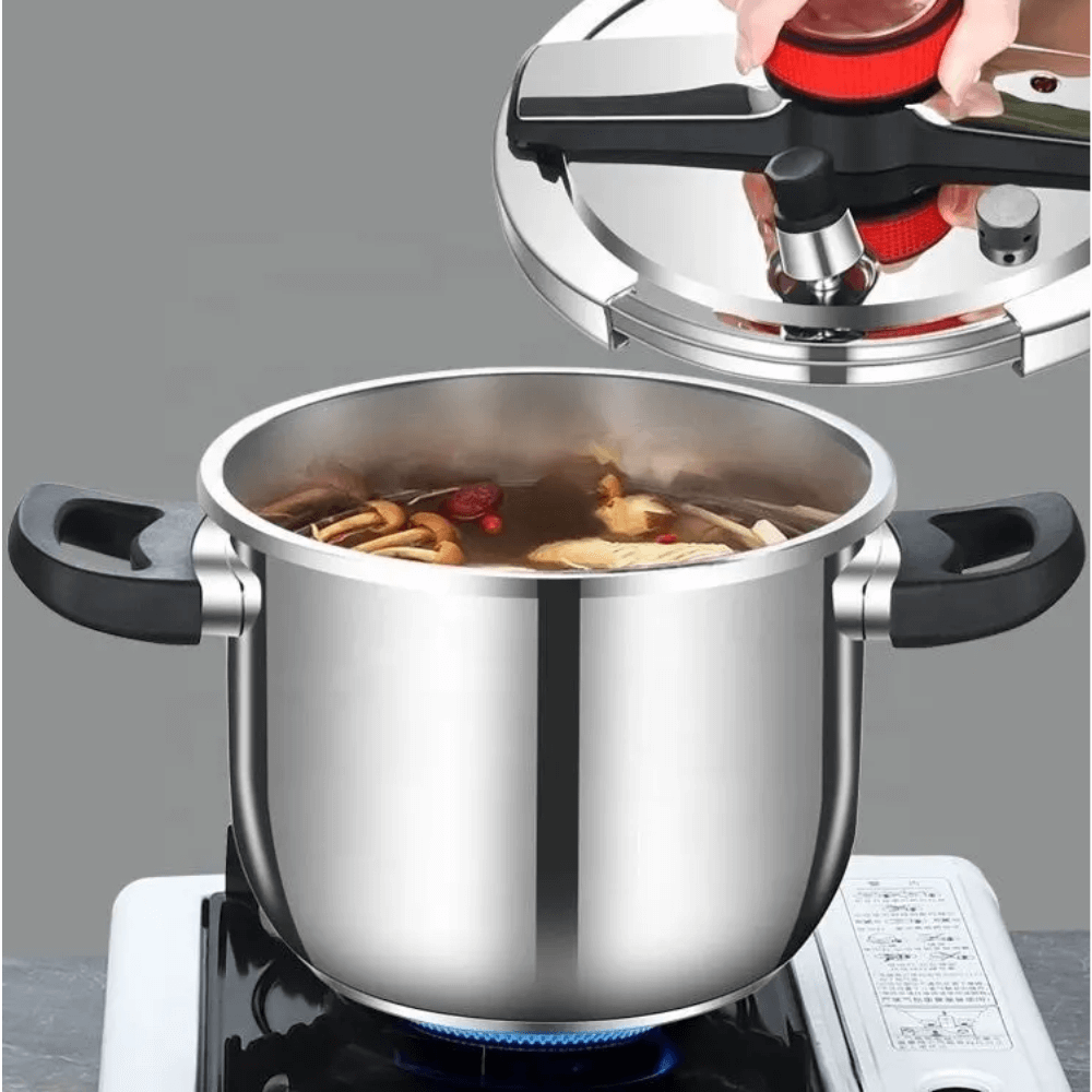 Olla A Presión Express Acero Quirurgico Cierre De Clip 7lts