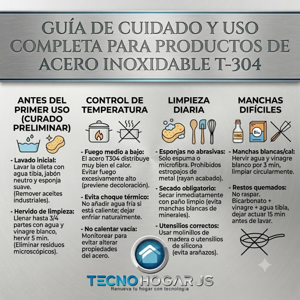 Olleta Jarra Chocolatera Acero Quirúrgico T304 Elegance 1 L