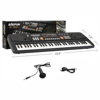 Thumbnail for Piano Organeta Musical Para Niños 61 Teclas Bigfun Microfono