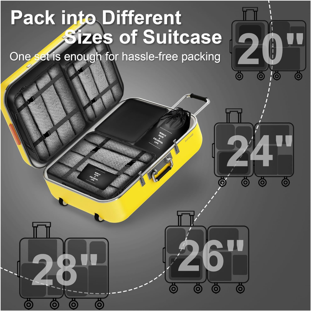 🧳✨Organizador De Ropa Para  Maleta De Viaje 7pcs🌍🚀