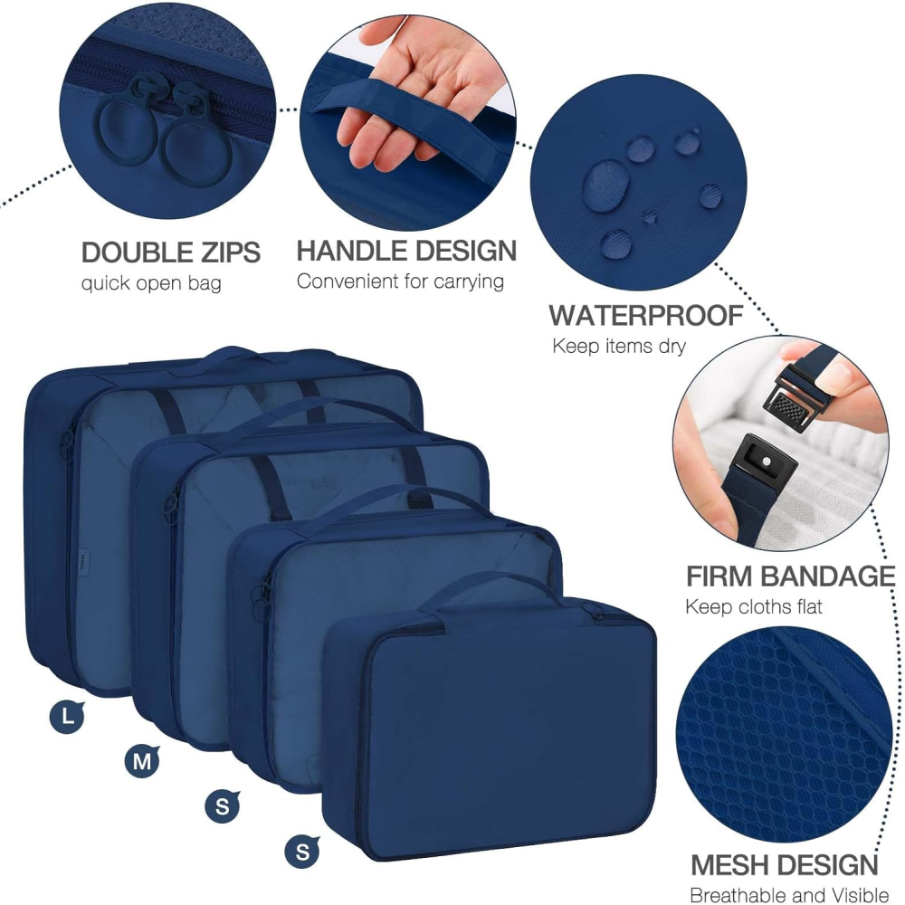 🧳✨Organizador De Ropa Para  Maleta De Viaje 7pcs🌍🚀