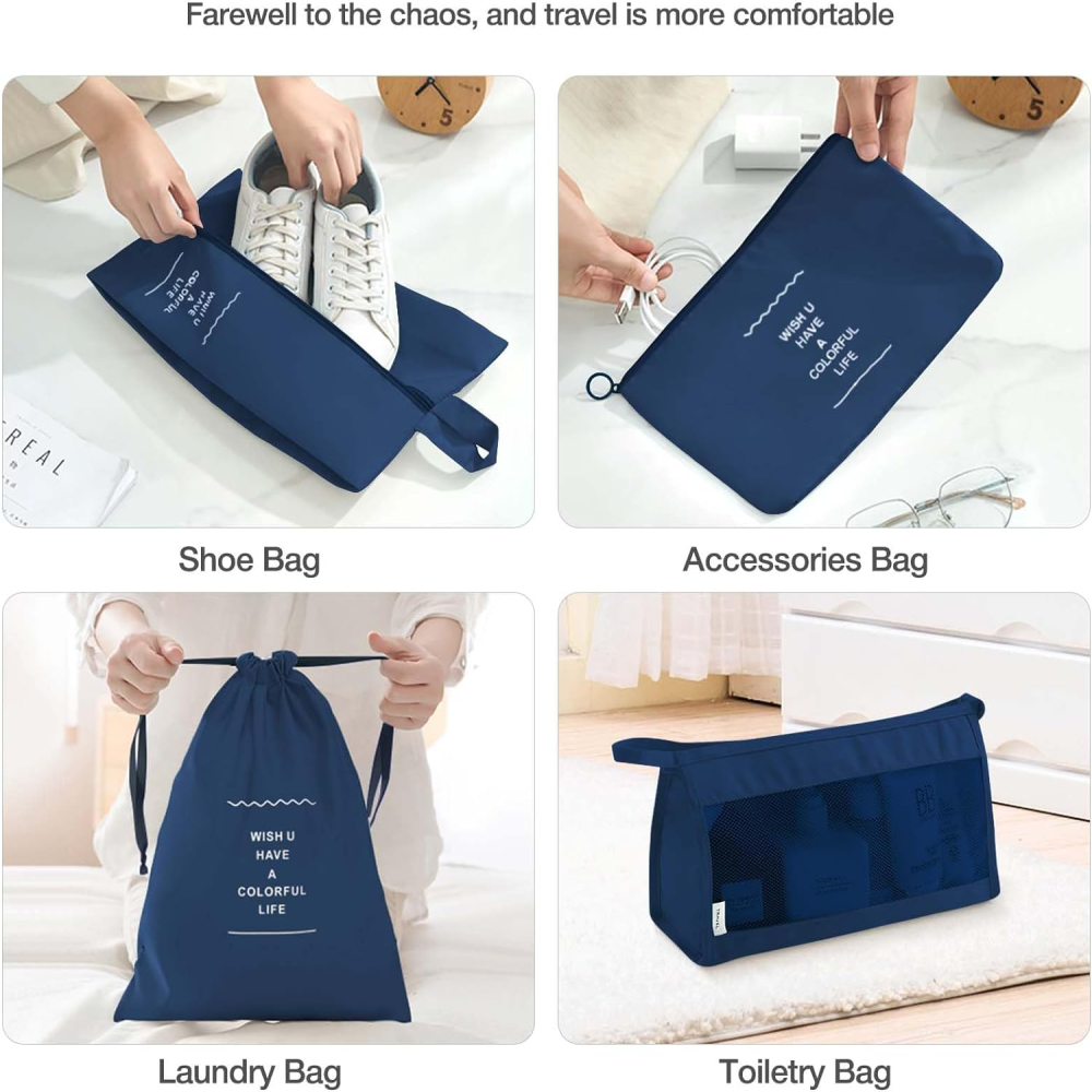 🧳✨Organizador De Ropa Para  Maleta De Viaje 7pcs🌍🚀