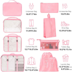🧳✨Organizador De Ropa Para  Maleta De Viaje 7pcs🌍🚀