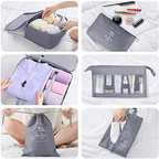 🧳✨Organizador De Ropa Para Viaje O Maleta Kit De 10 Unidades🌟🎒