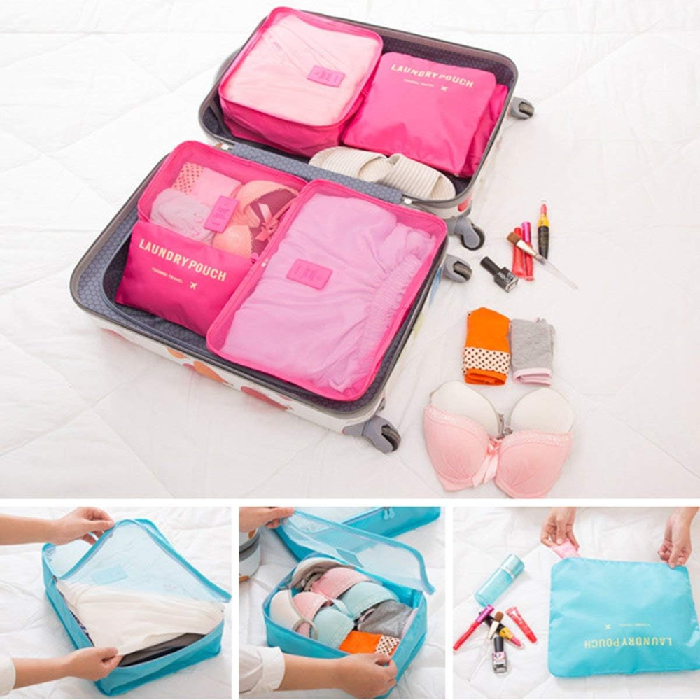 🧳✨Organizador De Ropa Para Maleta De Viaje X6 Piezas 🌟🚀