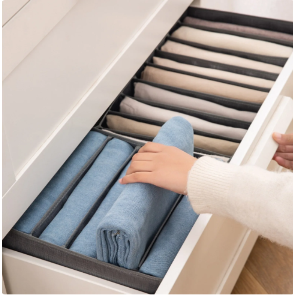 Organizador Para Ropa Camisas Pantalones 7 Divisiones