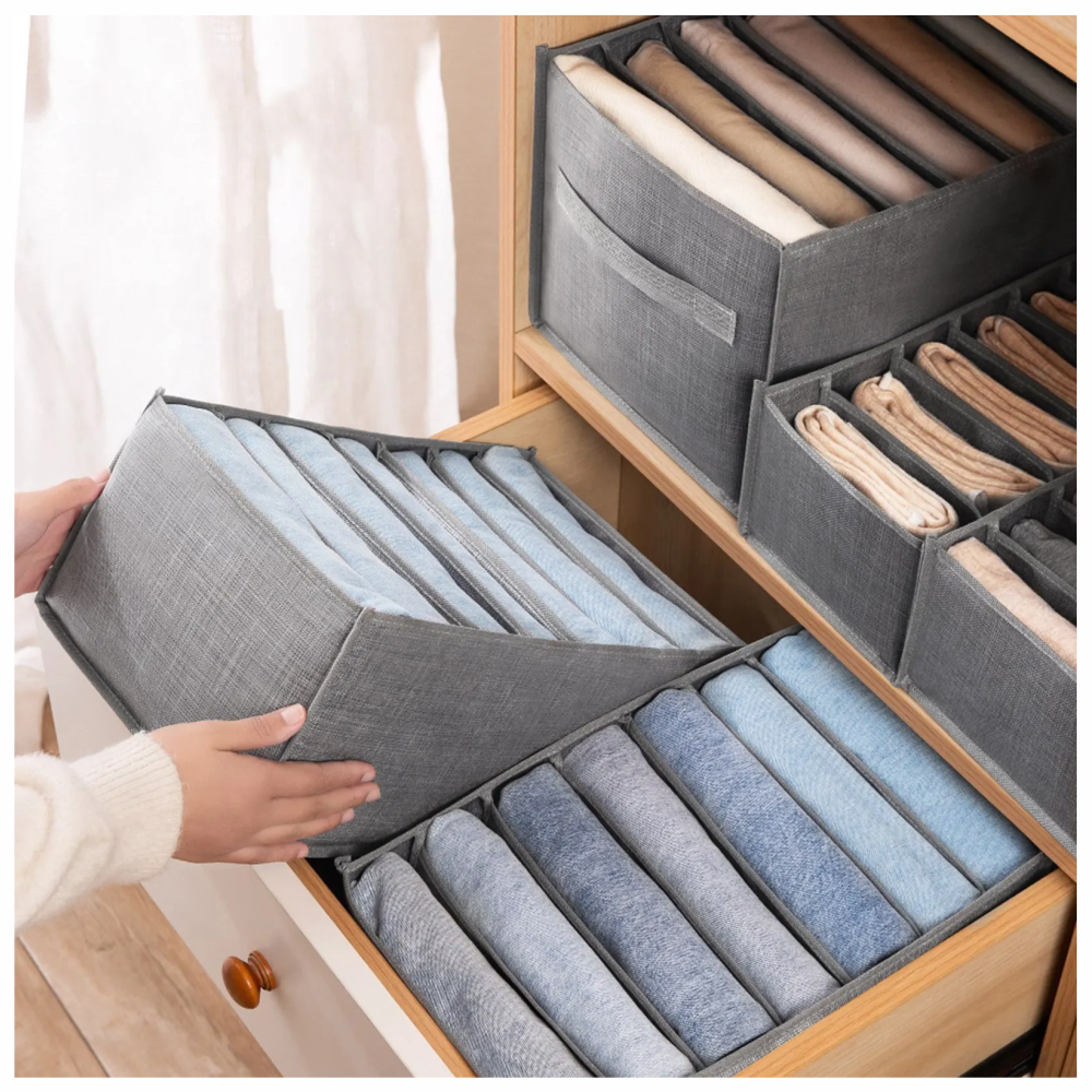 Organizador Para Ropa Camisas Pantalones 7 Divisiones
