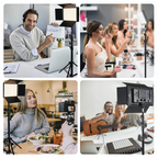 Luz Led Para Fotografia Profesional 800led Recargable TriPod
