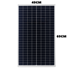 Panel Solar Monocristalino Kit Solar Casas Fincas 50w 18v
