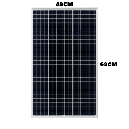 Panel Solar Monocristalino Kit Solar Casas Fincas 50w 18v